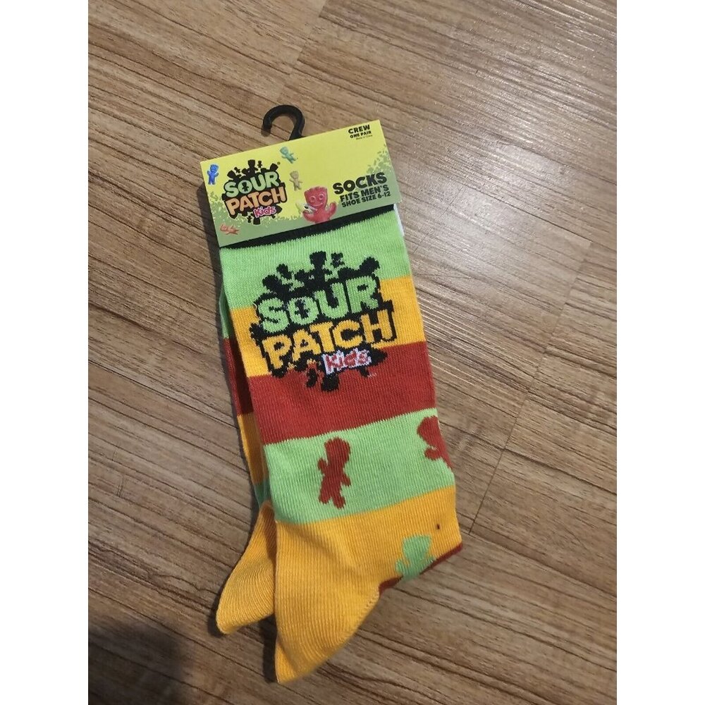 Sour Patch Kids Candy Crew Mens Size 6-12 Novelty One Pair